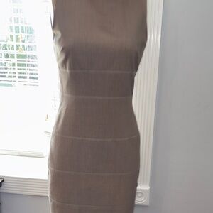 Calvin Klein Tan Midi Dress